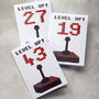 'Level Up' Personalised Age Birthday Card, thumbnail 2 of 3