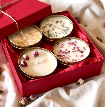 Luxury Set Of Four Scented Candle | Christmas Gift, 2 of 6