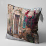 House With Blue Shutter Decorative Cushion Cover, thumbnail 3 of 7