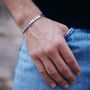 Maharaja Men's Sterling Silver Open Cuff, thumbnail 1 of 8