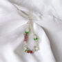 Butterfly Heart Beaded Phone Charm, thumbnail 1 of 2