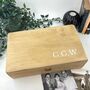 Personalised Initials Wooden Keepsake Box, thumbnail 1 of 12
