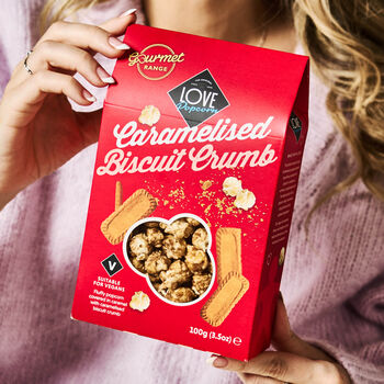 Caramelised Biscuit Crumb Gourmet Popcorn Box, 2 of 4