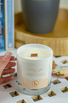 'Courage' A Woody, Sweet Scented Candle, 3 of 6