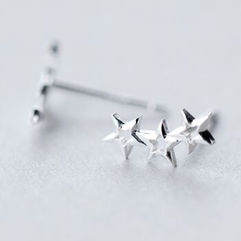 Friends Are Like Stars Christmas Star Stud Earrings, 2 of 6