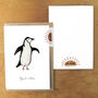 Adelie Penguin A6 Greetings Card, thumbnail 3 of 7