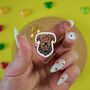 Personalised Airedale Terrier Dog Keyring, thumbnail 5 of 5