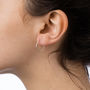 Petite Fair Trade And Ocean Inspired Bead Hoop Earrings, thumbnail 4 of 11