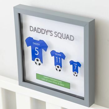 Personalised Family Sports T Shirt Frame, 4 of 8