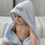 Personalised Towel And Comforter Blue Baby Gift Set, thumbnail 5 of 11