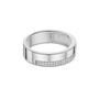 Single Crystal Band Ring 925 Solid Silver, thumbnail 1 of 5