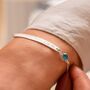 Personalised Birthstone And Bar Bracelet, thumbnail 5 of 12
