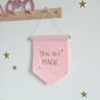 Pink You Are Magic Felt Banner, thumbnail 5 of 6