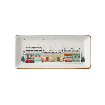 Winter Robin Christmas Ceramic Tray In Gift Box, 2 of 4