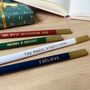 Set Of Two 'Merry And Bright' Christmas Pencils, thumbnail 7 of 8