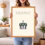 Queen Quote Print With ‘Real Life Or Fantasy’ Lyrics, thumbnail 5 of 6