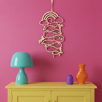 Personalised Wooden Fairies, Unicorns, Mermaids Quote, 4 of 6