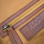 Personalised Vintage Brown Leather Camera Bag, thumbnail 8 of 10