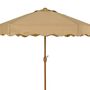 Scalloped Parasol In Taupe, thumbnail 1 of 3