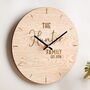 Personalised Wooden Family Clock, thumbnail 2 of 4