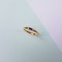 A Baguette Sapphire Ring, thumbnail 3 of 5