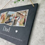 Personalised Photo Memorial Slate Hanging Plaque 25 X 15cm, thumbnail 2 of 6