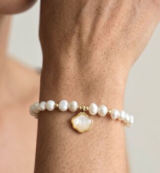 Shinju Pearl And Shell Bracelet, 2 of 4