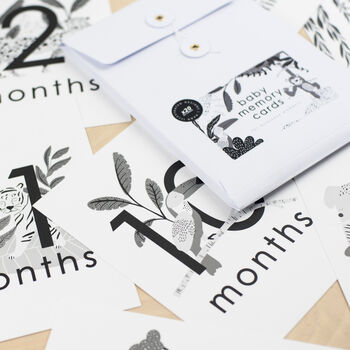 Mono Baby Milestone Memory Cards, 10 of 12