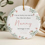 World's Best Nanny, Personalised Grandma's Mother's Day Ceramic Keepsake, thumbnail 1 of 5