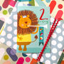 Lion 2nd Birthday Card, thumbnail 5 of 5