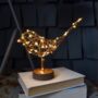 Copper Light Up Table Robin, thumbnail 1 of 3