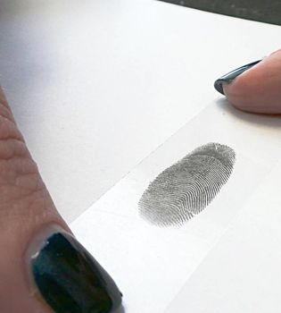 Inked Fingerprint Cufflinks, 7 of 10