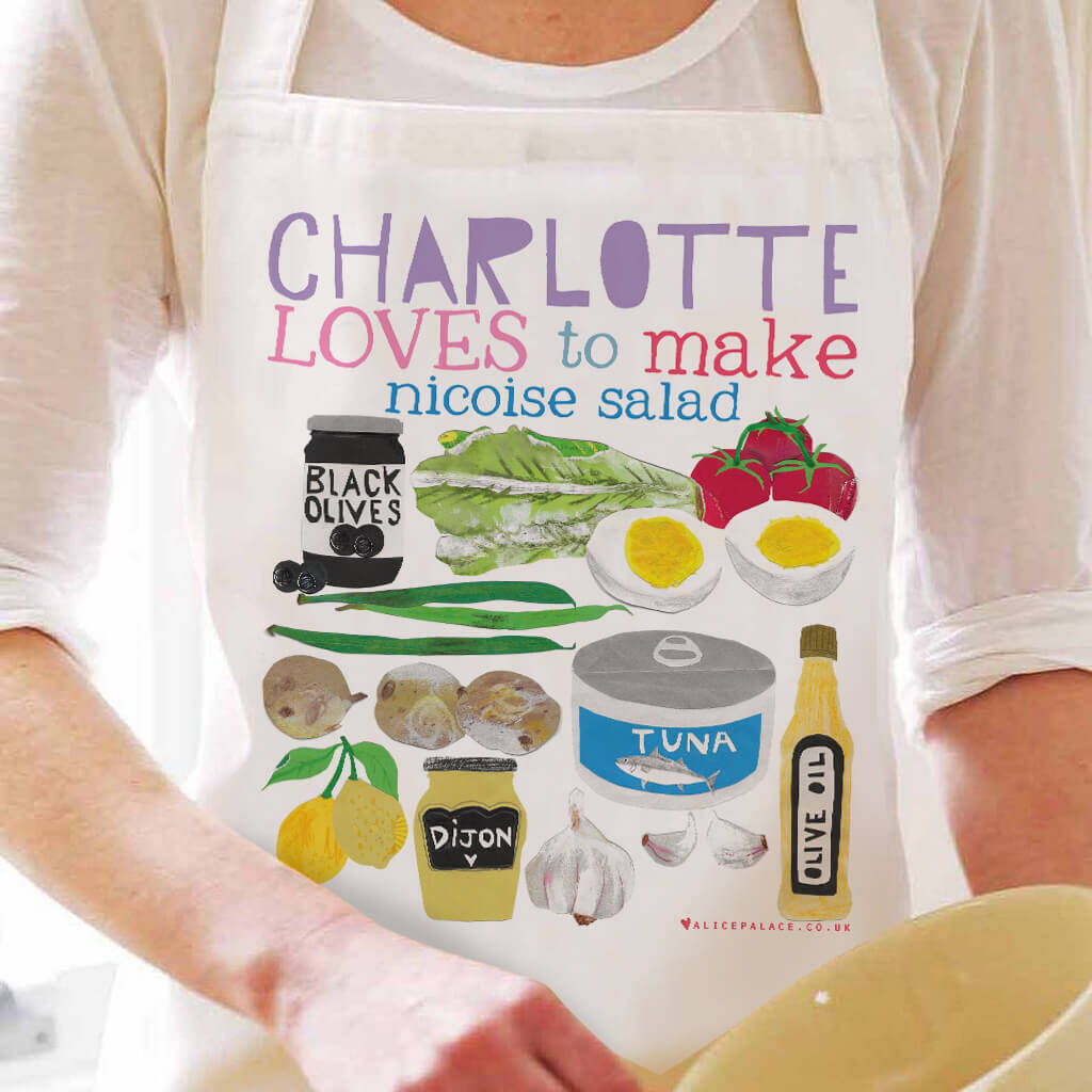 Personalised 'Loves To Make' Apron, 1 of 3