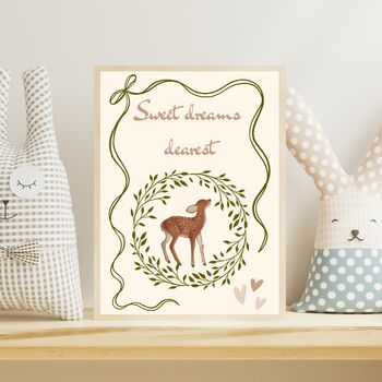 A4 Children's Print, Sweet Dreams Dearest, 4 of 5