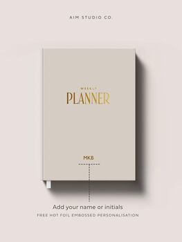 Personalised Planner, Notebook And Pen Gift Set, 4 of 10