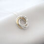 9ct Gold And Silver 60th Birthday Necklace, thumbnail 3 of 11