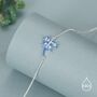 Sterling Silver Blue Dragon Nudibranch Necklace, thumbnail 2 of 11