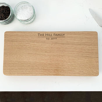Personalised Family Name Chopping Board, 3 of 6