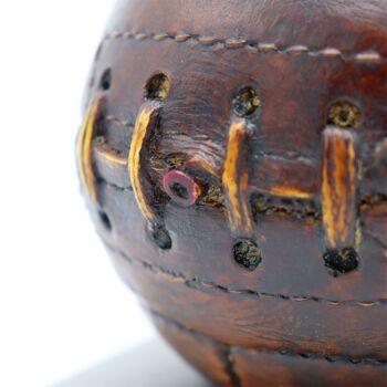 Personalised Vintage Football Ornament And Trophy, 6 of 11