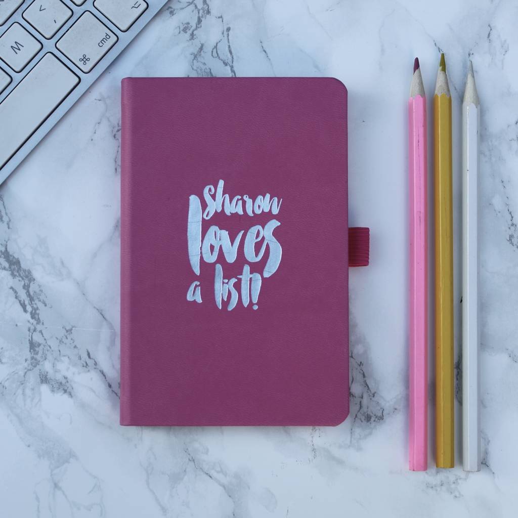 Personalised Name Notebook By Pickle Pie Gifts | notonthehighstreet.com