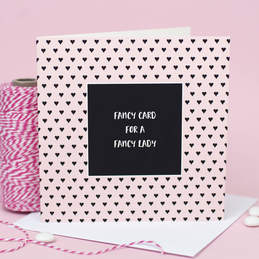 Image of Fancy Card For A Fancy Lady