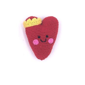 Handmade Heart Red Fair Trade Toy, 3 of 4