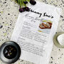 Personalised Own Recipe With Photo Tea Towel, thumbnail 1 of 3