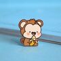 Monkey Enamel Pin | Cute Pin Badges, thumbnail 1 of 6