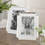Silver Plated Scalloped Corner Photo Frame, thumbnail 1 of 3