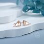 Tiny Walrus Stud Earrings In Sterling Silver, thumbnail 5 of 12