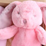 Personalised Pink Gift Set With Bunny Soft Toy, thumbnail 2 of 5