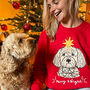 Personalised Merry And Bright Christmas Jumper, thumbnail 3 of 12