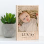 Personalised Solid Oak Wooden Photo Block, thumbnail 3 of 12