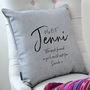 Personalised Message Cushion For Mum, thumbnail 5 of 5
